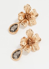 Oscar de la Renta Baroque Flower Earrings
