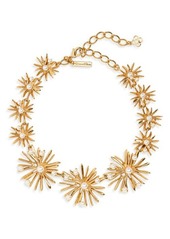 Oscar de la Renta Imitation Pearl Starburst Collar Necklace