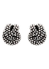 Oscar de la Renta Knot Clip-On Earrings