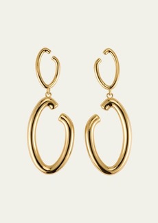 Oscar de la Renta O Drop Hoop Earrings