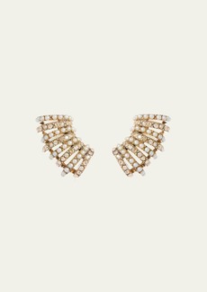 Oscar de la Renta Pearly Crystal Talita Earrings
