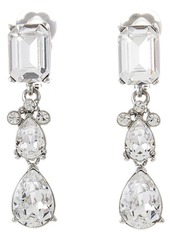 Oscar de la Renta Small Classic Crystal Drop Earrings at Nordstrom