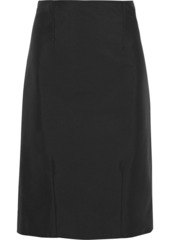 Oscar De La Renta Woman Cotton-blend Pencil Skirt Black