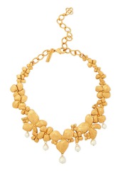Oscar De La Renta Woman Gold-tone Faux Pearl Necklace Gold