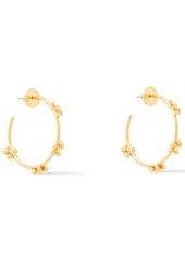 Oscar De La Renta Woman Gold-tone Hoop Earrings Gold