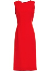 Oscar De La Renta Woman Wool-blend Cady Dress Tomato Red