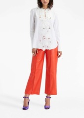 Oscar de la Renta Water Lily blouse