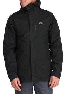 Outdoor Research Foray Waterproof & Windproof 3-in-1 Parka in Black at Nordstrom Rack