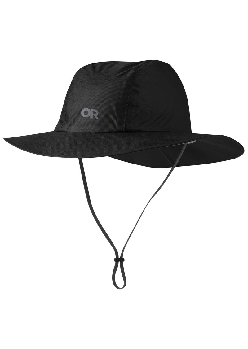 Outdoor Research Helium Rain Full Brim Hat, Men's, Black