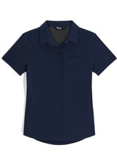 Outdoor Research Men's Astroman Short Sleeve Sun Shirt, Women's, Medium, Brown