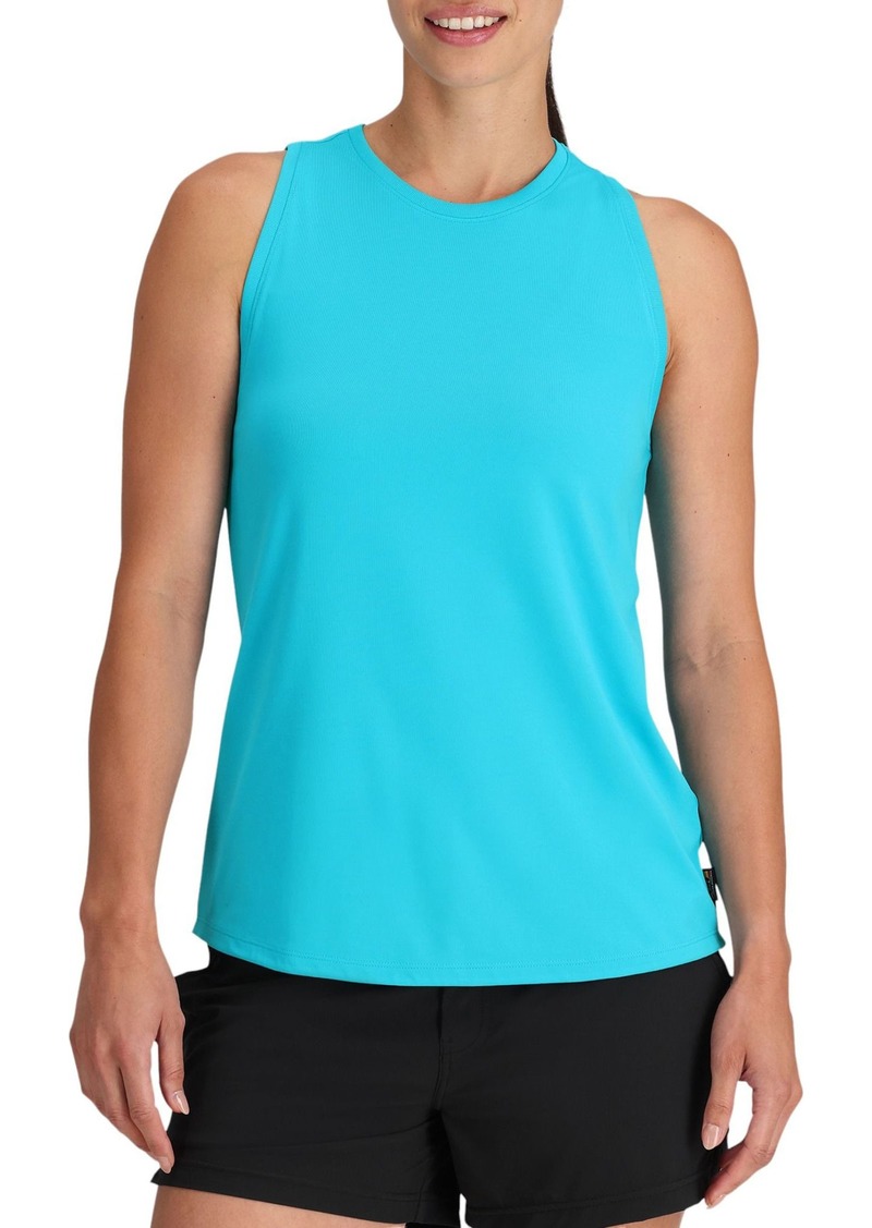 Outdoor Research Women's Essential Tank, Large, Blue