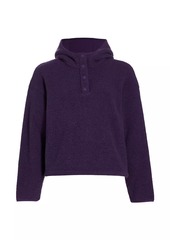 Outdoor Voices Cropped Hooded Fleece Jacket