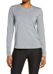 Outdoor Voices Ready Set Long Sleeve T-Shirt in Charcoal at Nordstrom