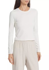 Outdoor Voices Superform Rib-Knit Long-Sleeve Top