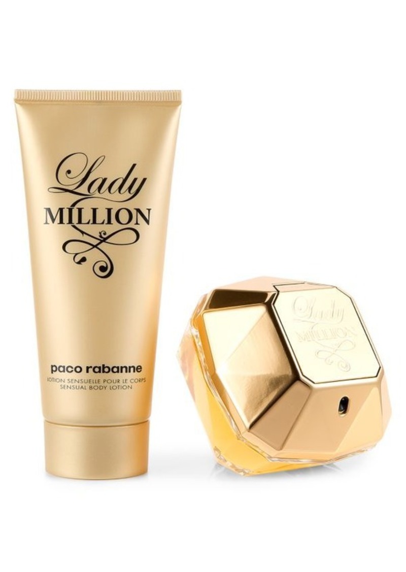 Paco Rabanne 2-Piece Lady Million Eau de Parfum & Body Lotion Set