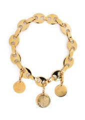 Paco Rabanne chain link multi-charm necklace