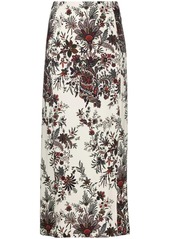 Paco Rabanne floral-print skirt