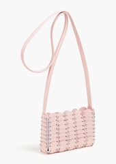 Paco Rabanne - Laser-cut leather shoulder bag - Pink - OneSize