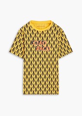 Paco Rabanne - Printed cotton-jersey T-shirt - Yellow - S