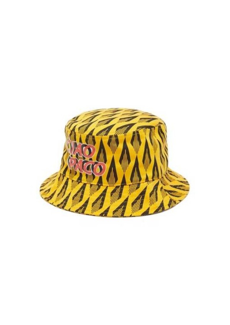 Paco Rabanne Ciao Paco geometric-print bucket hat