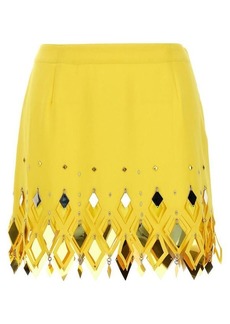 PACO RABANNE Diamond-hued sequin skirt