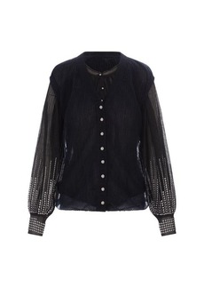 PACO RABANNE Knitted Cardigan With Studs