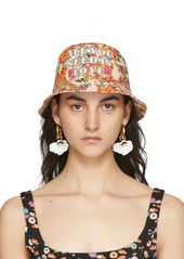 Paco Rabanne SSENSE Exclusive Multicolor Nacre Jersey Bob Bucket Hat