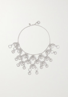 Paco Rabanne Silver-tone Crystal Necklace