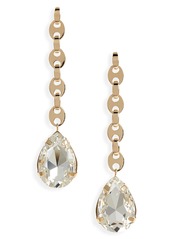 paco rabanne Eight Nano Crystal Drop Earrings in Gold at Nordstrom