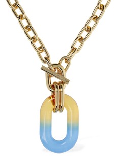 Paco Rabanne Xl Link Resin Long Chain Necklace