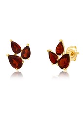 Paige 14K Yellow Gold Cluster Pear Shape Gemstone Stud Earrings