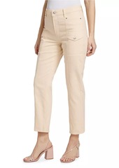 Paige Alexis Stretch-Cotton Crop Pants