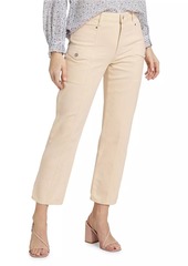 Paige Alexis Stretch-Cotton Crop Pants