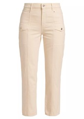 Paige Alexis Stretch-Cotton Crop Pants