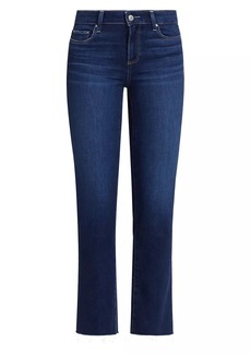 Paige Amber Low-Rise Straight-Leg Jeans