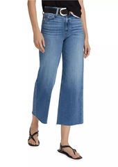 Paige Anessa Cropped Straight-Leg Jeans