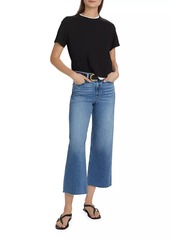 Paige Anessa Cropped Straight-Leg Jeans