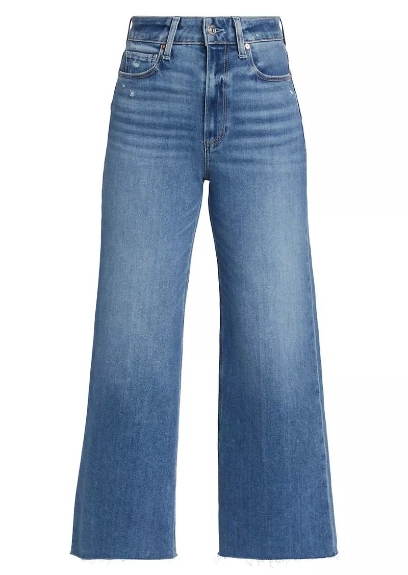 Paige Anessa Cropped Straight-Leg Jeans