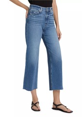 Paige Anessa Cropped Straight-Leg Jeans