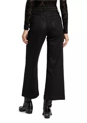 Paige Anessa High-Rise Wide-Leg Ankle Jeans