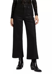 Paige Anessa High-Rise Wide-Leg Ankle Jeans