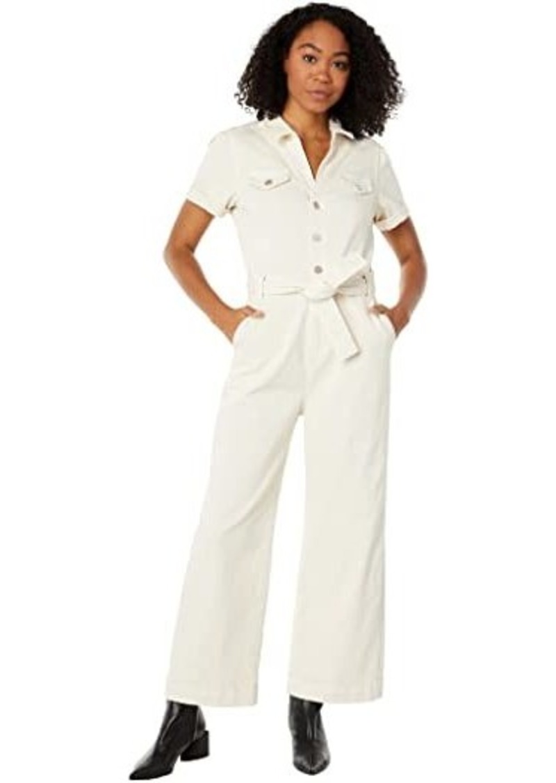 Paige Anessa Puff Sleeve Jumpsuit w/ Self Tie