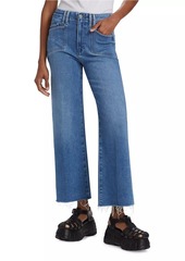 Paige Anessa Raw Wide-Leg Jeans