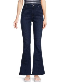 Paige Bell Canyon Mid Rise Flared Jeans