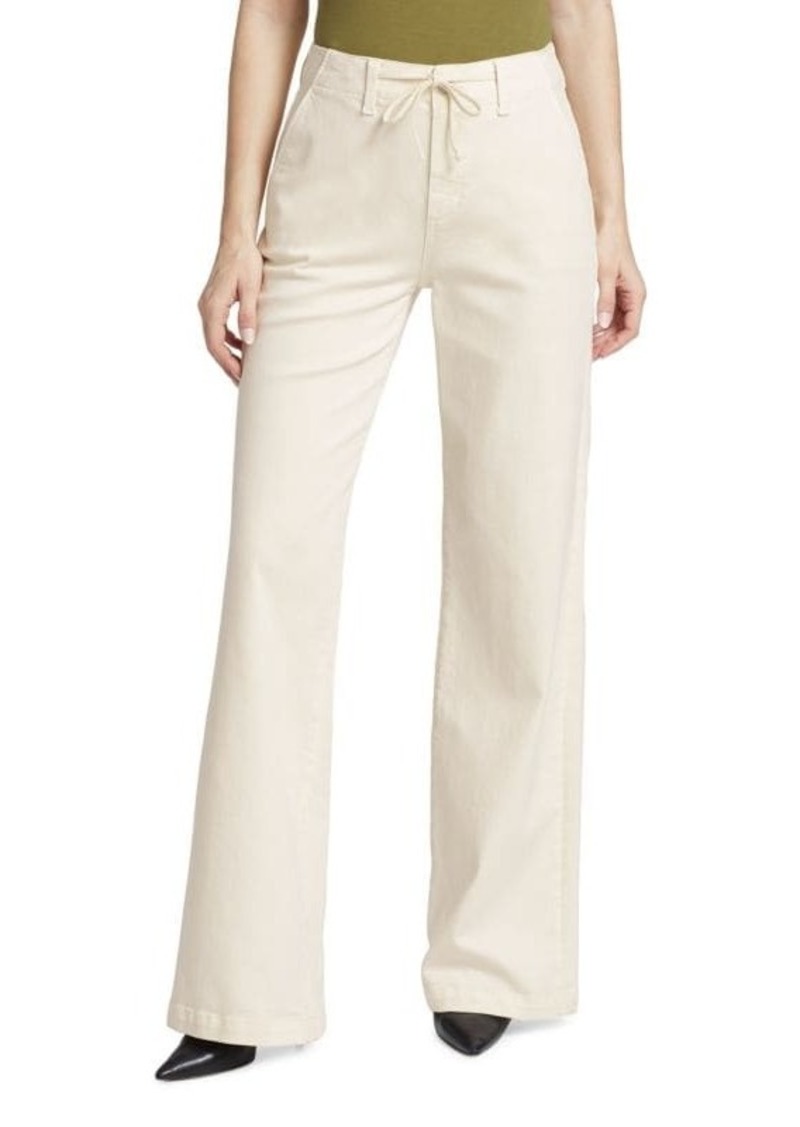 Paige Carly Self-Tie Wide-Leg Pants