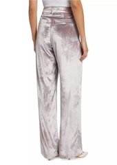 Paige Chateau Velvet Wide-Leg Pants