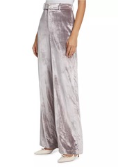 Paige Chateau Velvet Wide-Leg Pants