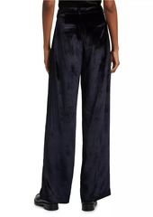 Paige Chateau Wide-Leg Velvet Pants