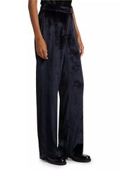 Paige Chateau Wide-Leg Velvet Pants