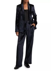 Paige Chateau Wide-Leg Velvet Pants